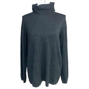 VIISHOW Black Thin Turtleneck Long Sleeve Sweater | Size M | EUC